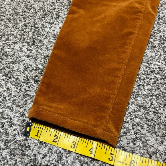 Soft Surroundings Womens Corduroy Pecan Full Length Skinny Pants Size 2p NWT - Picture 3 of 11